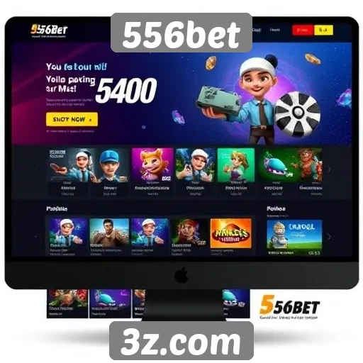 Exploração da interface e usabilidade do site 556bet